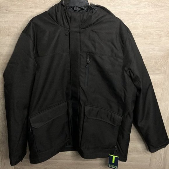 DSG Mens XL 3 in 1 Systems Jacket BLK Heavyweight - Picture 1 of 8